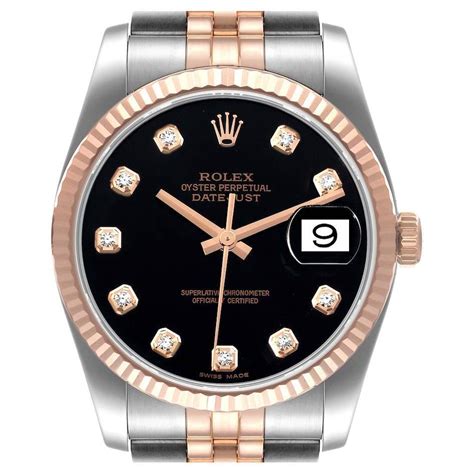 rolex datejust rose gold steel|rolex datejust 36 everose gold.